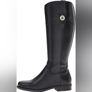 NEW Tommy Hilfiger Womens Shano Equestrian Boot Sz6.5 black
